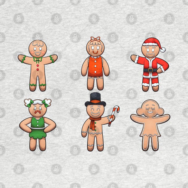 Gingerbread Men And Women by TheMaskedTooner